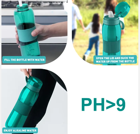 Alkaline Water Filter Bottle
